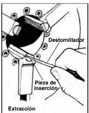 RIDGID 1224 - Cambio de las piezas de inserción de la mordaza - 1