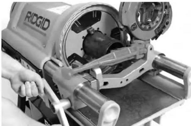 RIDGID 1224 - Reaming with No. 744 Reamer - 1