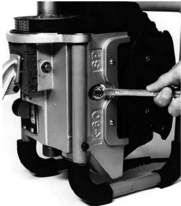 RIDGID K60SP - Recambio de la correa deccionamento - 1