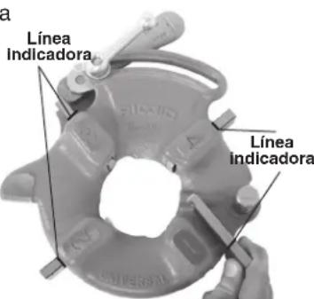 RIDGID 300 Compact - Colocacion y cambio de terrajas - 3