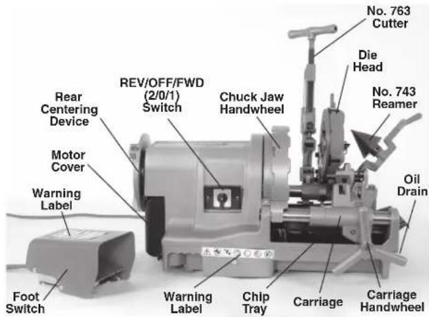 RIDGID 300 Compact - Description, Specifications And Standard Equipment Description - 2