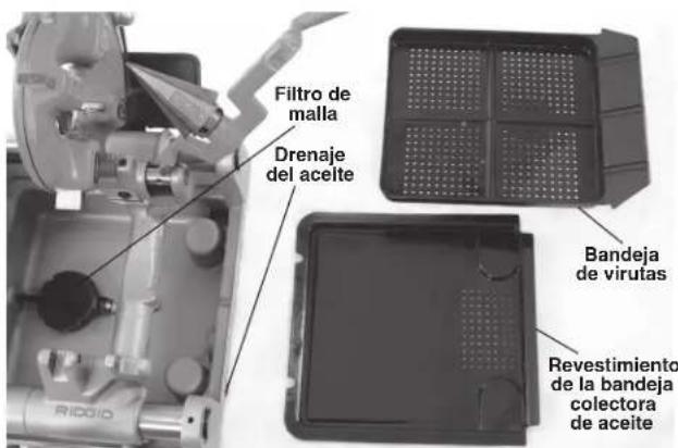 RIDGID 300 Compact - Mantencion del sistema de aceite - 1