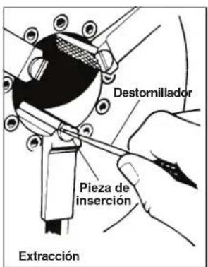 RIDGID 300 Compact - Cambio de las piezas de insertion de la mordaza - 1