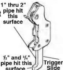 RIDGID 535A - Trigger Slide Adjustment - 1