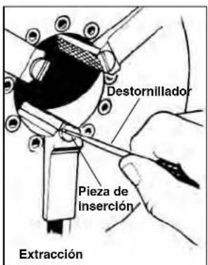 RIDGID 535A - Cambio de las piezas de inserción de las mordazas (máquinas de mandril manual) - 1