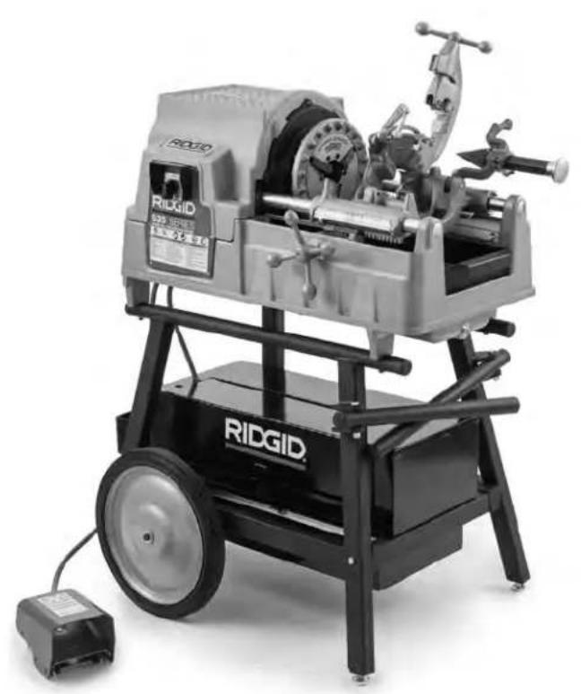 RIDGID 535A - Manual Chuck/535 Auto Chuck Threading Machines - 1