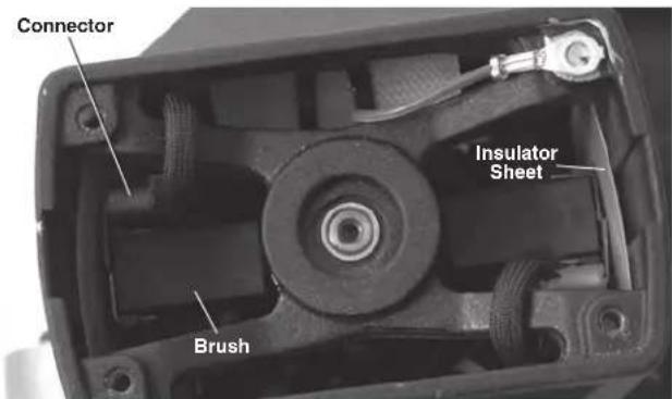 RIDGID 1215 - Replacing Carbon Brushes - 1