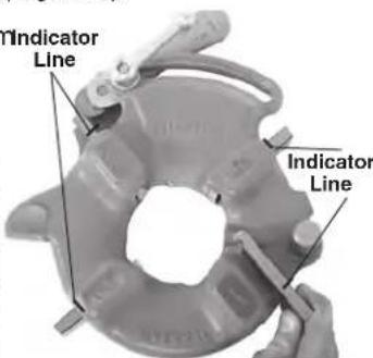 RIDGID 1215 - Inserting/Changing the Dies - 3
