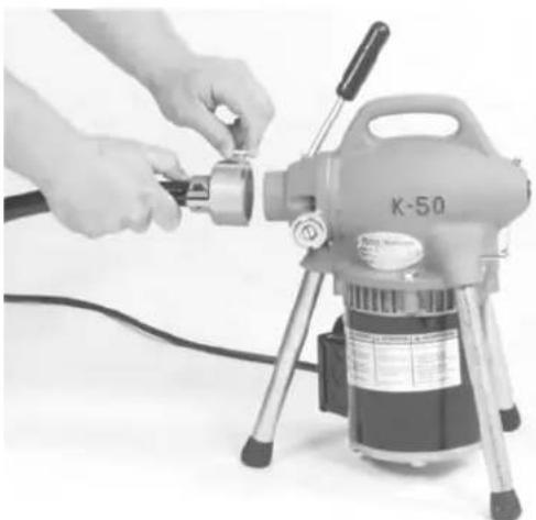 RIDGID K50 - Set-Up For 58 " Sectional Cable - 1