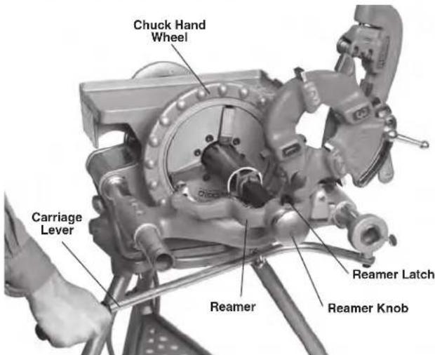 RIDGID 300 Complete - Reaming with No. 341 Reamer - 1