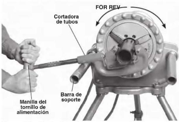 RIDGID 300 Complete - Corte de un tubo con una cortadora   No. 2-A o 202 - 1