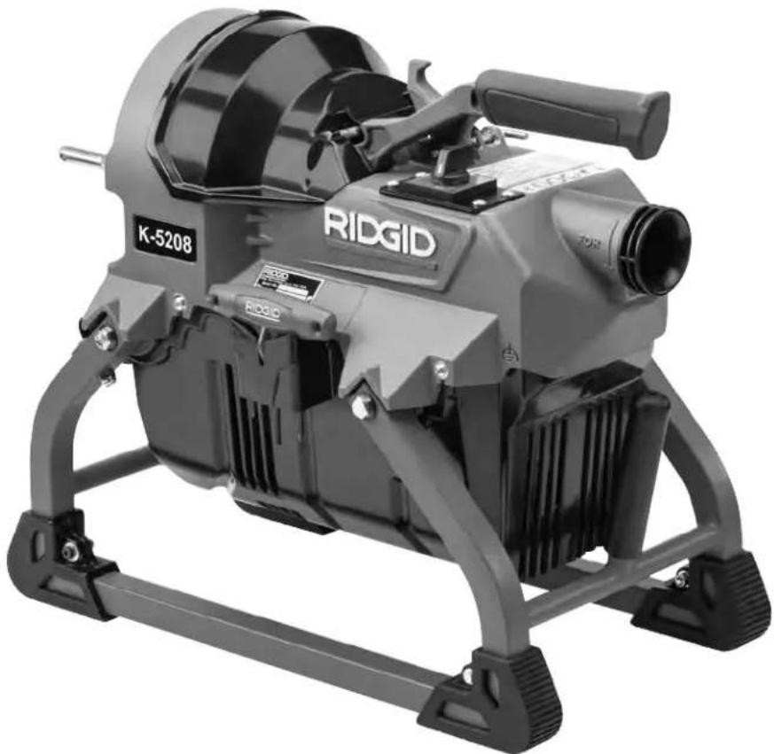 RIDGID K5208 - K-5208 Drain Cleaning Machine - 1