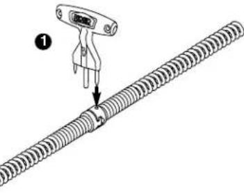 RIDGID K5208 - Connexion et déconnexion des raccords de câble sectionnel - 1