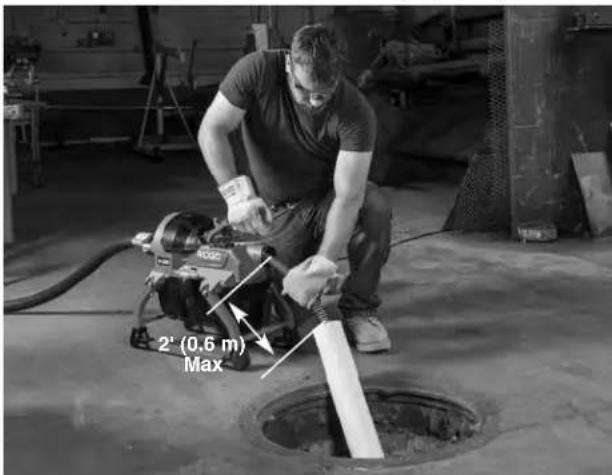 RIDGID K5208 - WARNING - 4