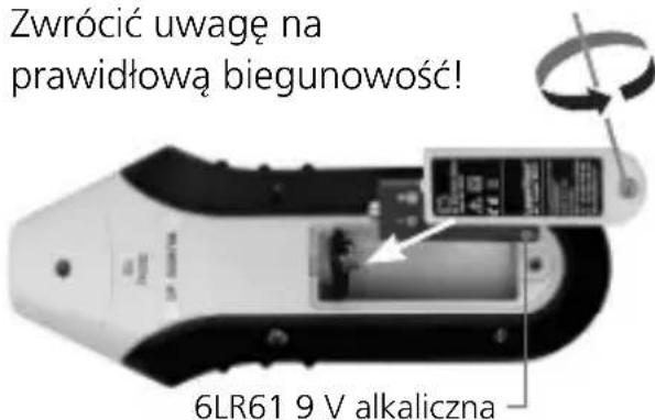 Laserliner ACTracer - Wkladanie baterii - 1