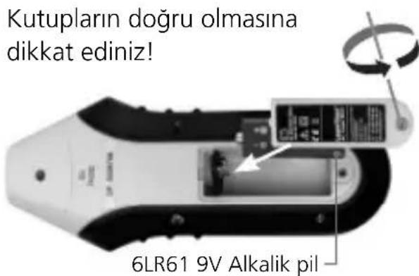 Laserliner ACTracer - Pilin takilmasi - 1