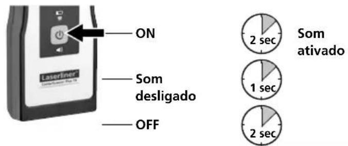 Laserliner CenterScanner Plus - Aparelho ligado/desligado / Som ativado/desativado - 1