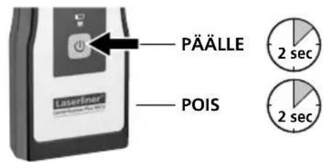 Laserliner CenterScanner Plus - Laite päälle/pois / Äänimerkki päälle/pois - 2