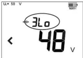 Megger MFT1800 - .2 按下功能鍵  選擇「3Lo」模式。 - 1
