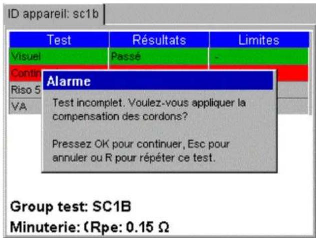Megger PAT420 - Compensation de câble - 1