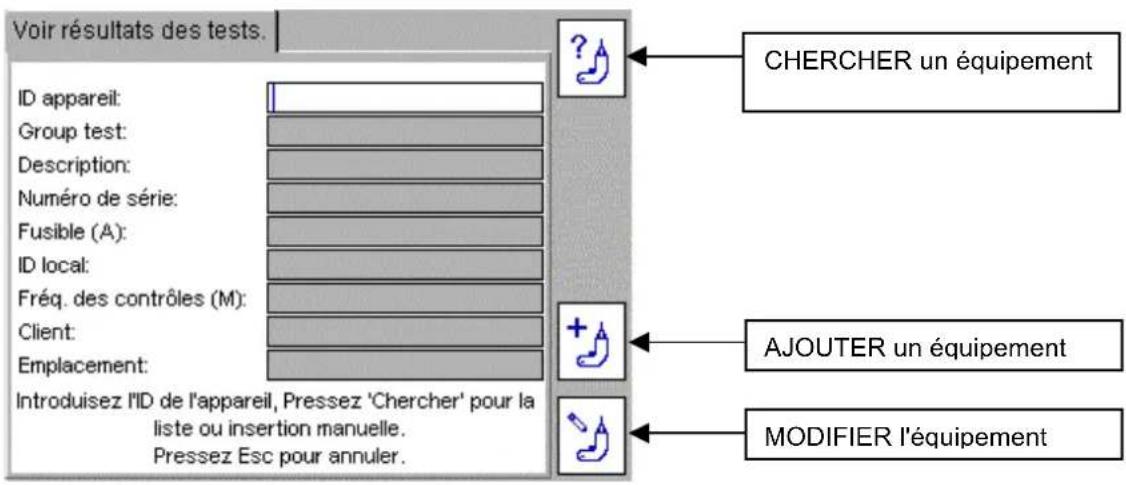 Megger PAT420 - Pour visualiser un résultat de test - 2