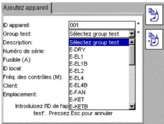 Megger PAT420 - Option 2 : demarrer un TEST à l'aide du bouton de TEST - 6