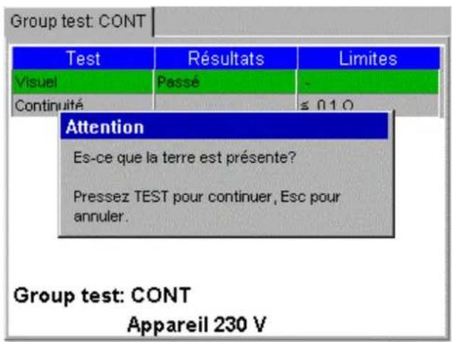 Megger PAT420 - Option mesure PE (pas disponible sur certains appareils) - 2