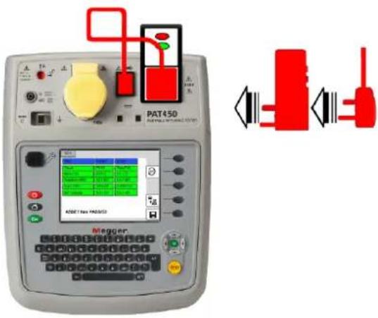 Megger PAT420 - Branchement d'une rallonge - 1