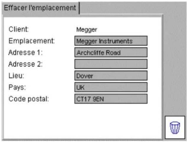 Megger PAT420 - Sélectionnez emplacement - 4