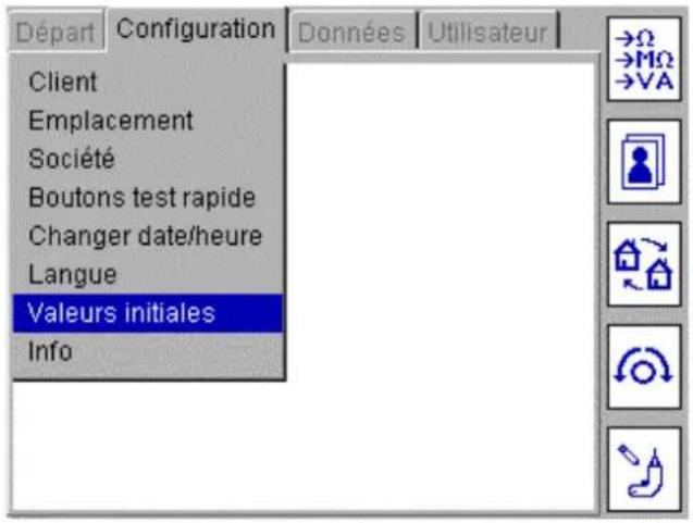 Megger PAT420 - Restaurer les réglages par défaut - 1