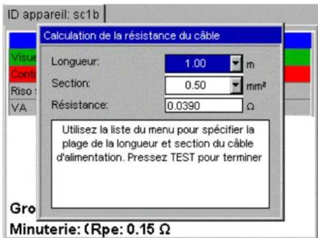 Megger PAT420 - Compensation de câble - 2