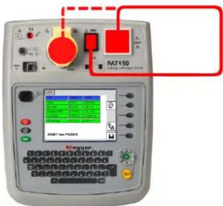 Megger PAT420 - Branchement d'un cordon d'alimentation type CEI - 1