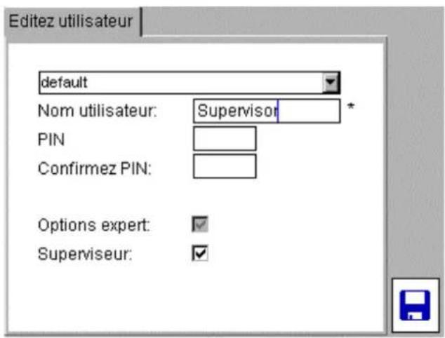 Megger PAT420 - Pour modifier le nom du compte par défaut: - 3