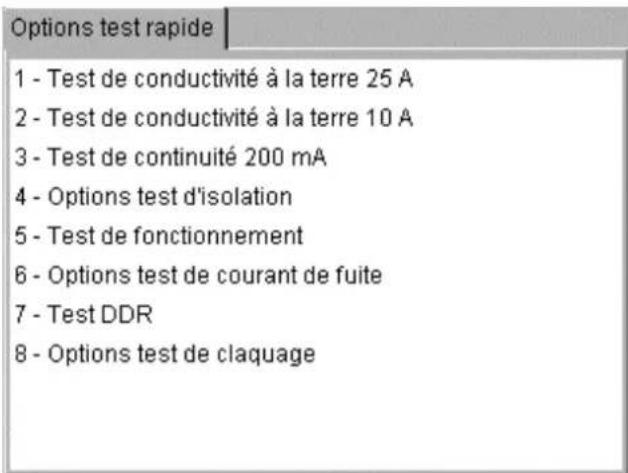Megger PAT420 - Exécuter un test rapide - 1
