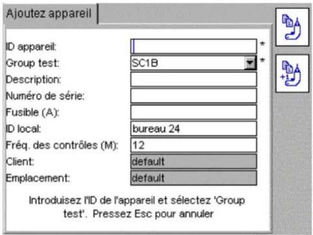 Megger PAT420 - Enregistrer un résultat de test - 1