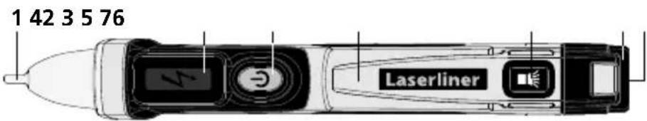 1 42 3 5 76 Laserliner