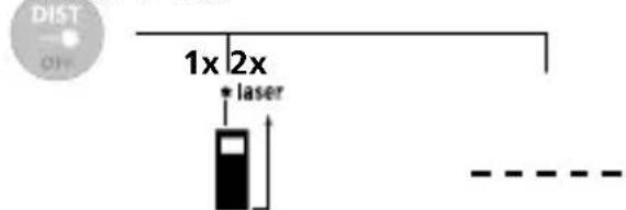 Laserliner DistanceCheck - Längdmätning: - 1