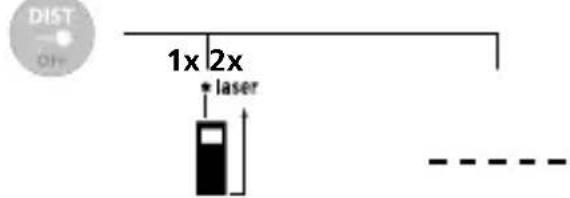 Laserliner DistanceCheck - Längenmessung: - 1