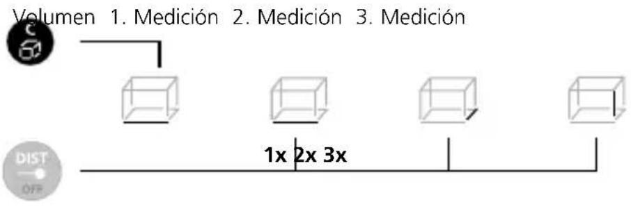 Laserliner DistanceCheck - Medicion del volumen: - 1