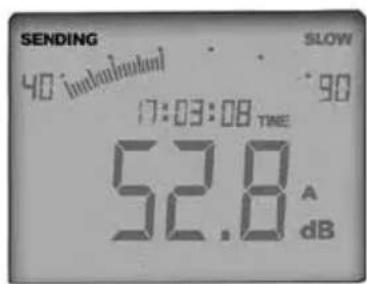 Laserliner SoundTestMaster - Tosiaikatallennus (SEND DATA) - 1