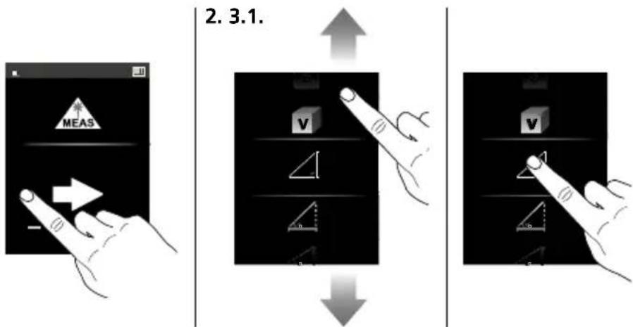 Laserliner LaserRangeMaster T7 - Mittaustoiminnon vaihto: - 1