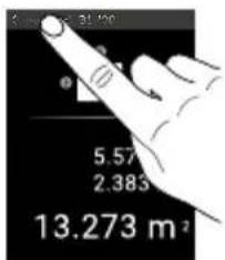 Laserliner LaserRangeMaster T7 - Geheugen verlaten - 1
