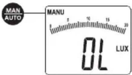 Laserliner LuxTestMaster - 4Mäleområde (manuelt / automatisk) - 1