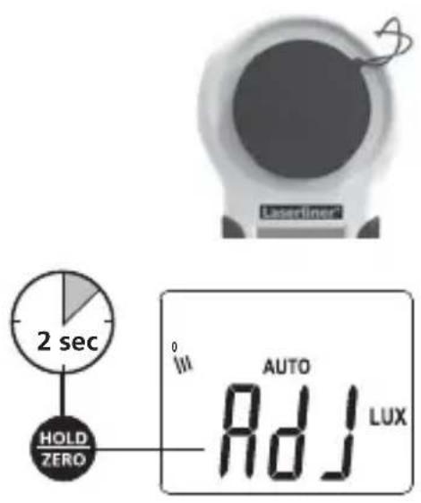 Laserliner LuxTestMaster - Zeroing function - 1