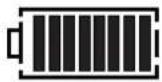 Megger DET3TC - Indication du niveau de charge des piles (DET3TC, DET3TD, DET4TD2 et DET4TC2) - 1