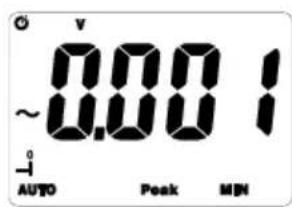 0.00 V ~ 0.00 V AUTO Peak MIN