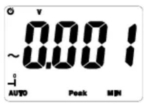 0.00 ~ 0.00 1 AUTO Peak MIN
