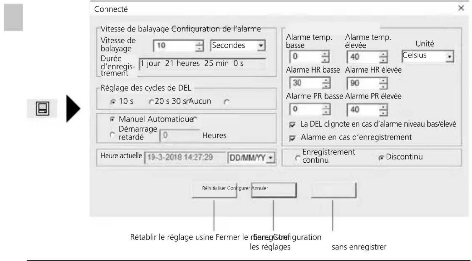 Laserliner ClimaData Box - Menu configuration - 2