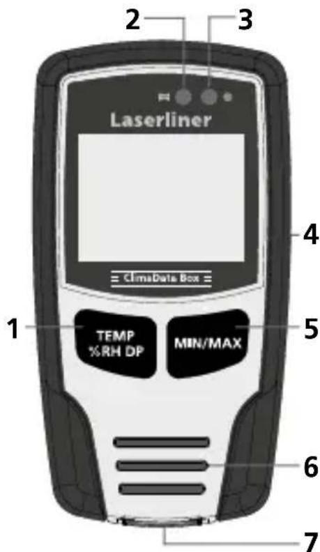 Laserliner ClimaData Box - Indicaciones sobre el mantenimiento y el cuidado - 1