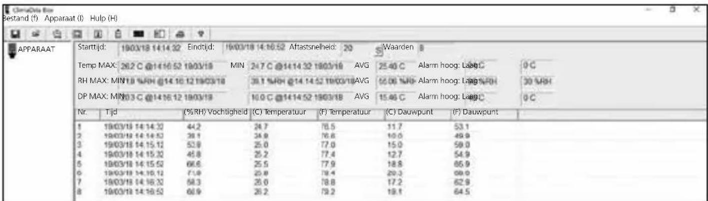 Laserliner ClimaData Box - Evaluate van de meetwaarden - 2